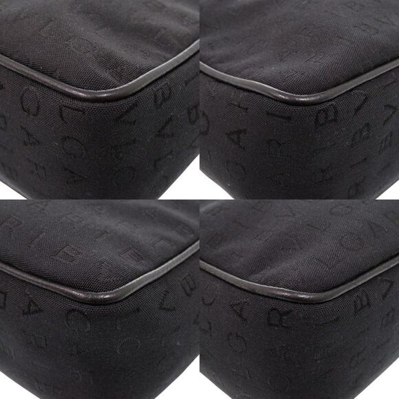 Bvlgari Logomania Canvas Black Shoulder Bag Black 1688 Bvlgari - Picture 4 of 10